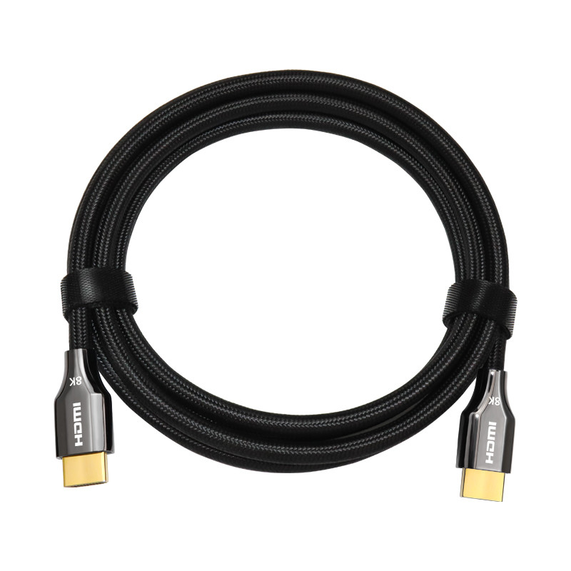 Zinc Alloy 60HZ COPPER 3d 8K Hdmi Cable Male To Male