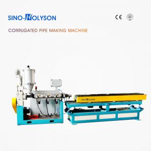 China HSJ-65 Plastic PE PVC Corrugated Pipe Making Machine| Single Wall Corrugated Pipe Machine wholesale