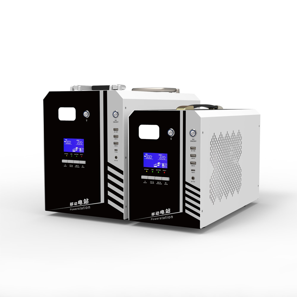 High Frequency 2KVA Outdoor Portable Power Supply Li ion battery