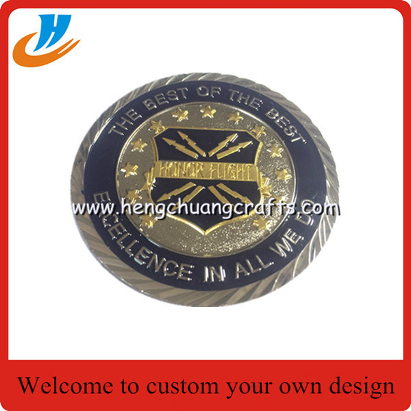 Police metal coins,challenge metal coins with custom logo design