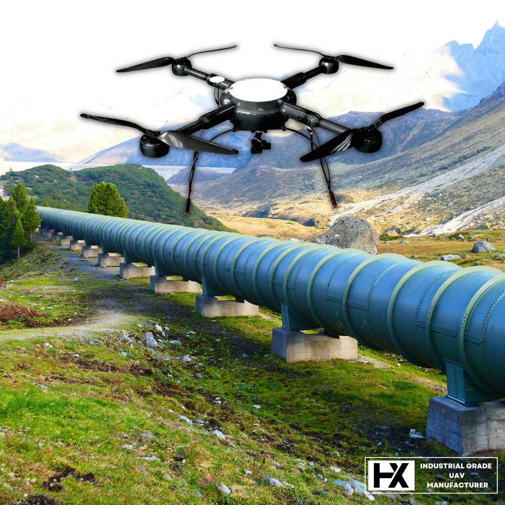 60min Long Distance Drones With Camera Pod Multi Rotor High Range ODM HXFJ-6