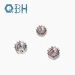 Stainless Steel Hex K-Nut Hexagon Head Special Serrated Nut