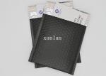 Matte Black Metallic Shipping Bubble Mailers 6x9 Inch Waterproof For Mailing