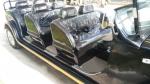 Black Classic Electric Cars , Sightseeing 8 Seater Club Car Electric Golf Cart