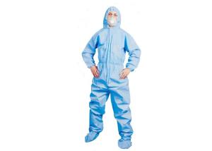 China Lightweight Disposable Protective Coveralls Medical Lab Coats Anti Foul wholesale