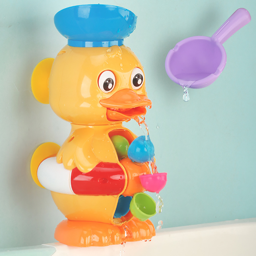 Waterfall Spinning Gears Rotating Googly Eyes Mold Free Baby Toddler Bath Toy Ages 1-3