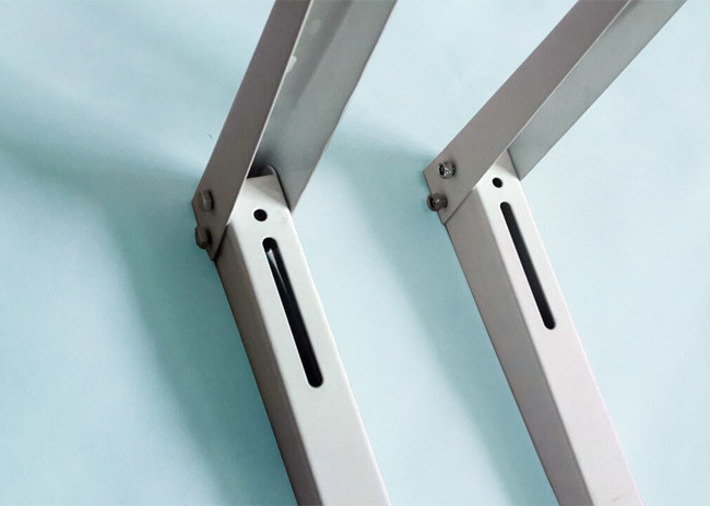 Wall Mounting Air Conditioner Bracket Folding Outdoor 1.5mm Thickness