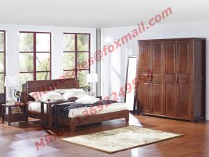 China Modern Chinese Style Design Solid Wood Bedroom Furniture Sets wholesale