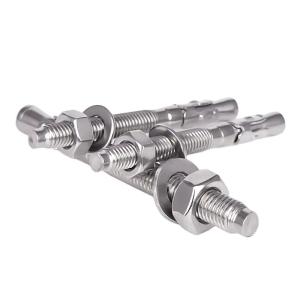 China M20 Stainless Steel Anchor Expansion Bolt Carbon Steel Zinc Plated Wedge Anchor wholesale