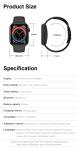 HW22 Ble Call Heart Rate Monitor Watch Smart Watch IWO 12Pro