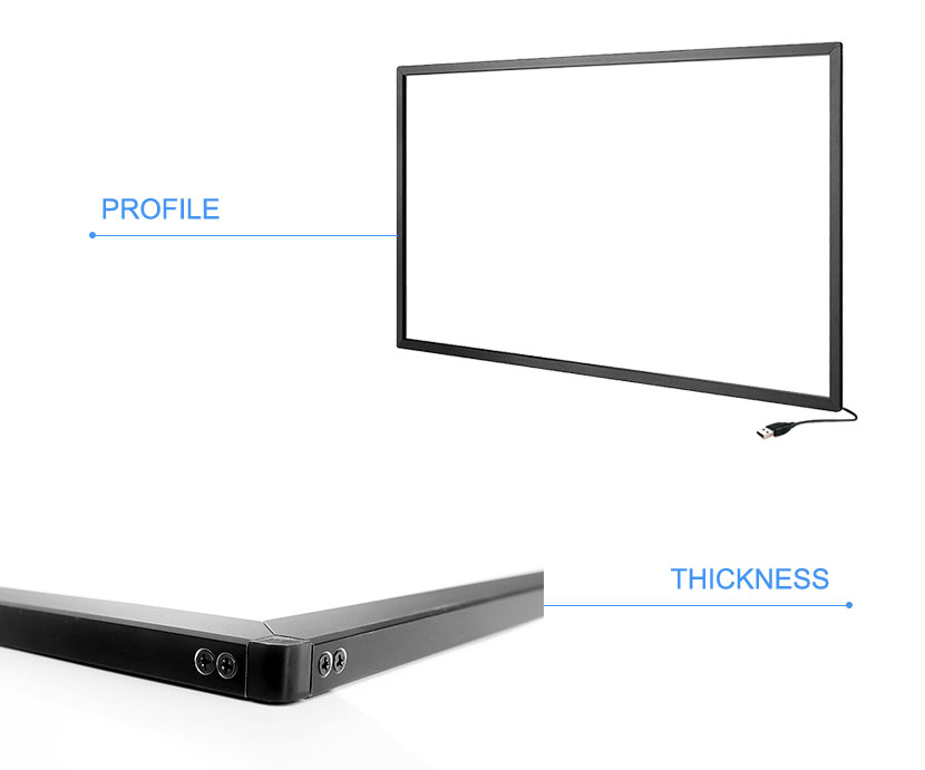 Customized Size 75 Inch Screen Multi Ir Touch Frame YCLTOUCH