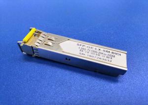 China 155Mb/s Fiber Optic Module Simplex LC Connector 60KM BIDI TX1550nm RX1490nm SFP wholesale