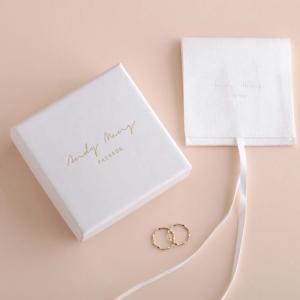China Multipurpose White Custom Jewelry Gift Boxes , Lid And Base Box 9x9x3.5cm wholesale