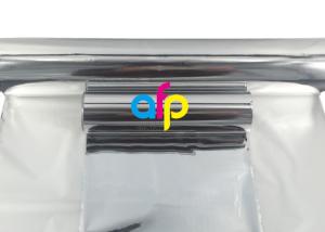 China Printable Golden / Silver Metallized Bopp Film , Metallized Plastic Film Roll wholesale