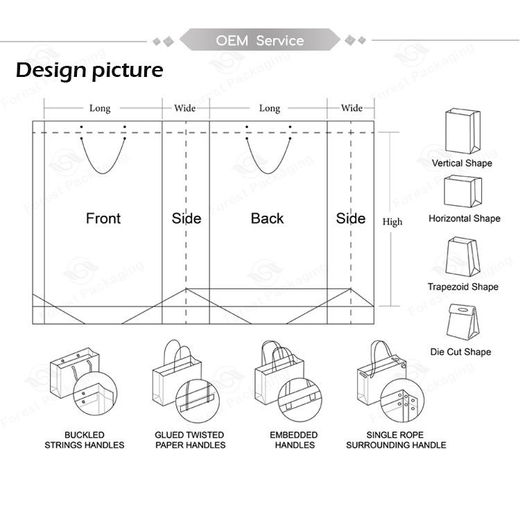 Handmade Flashing tiffan colour Jewerly Gift Paper Shopping Bag