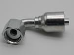 Female ORFS Swivel 45 Elbow Hydraulic Fitting Forged Stainless Steel Material