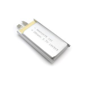 China 10C 350mAh 3.7V Lithium Ion Polymer Battery Pack wholesale