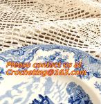 Crochet Round table clothing - table coverhandmade crochet heart doilies,