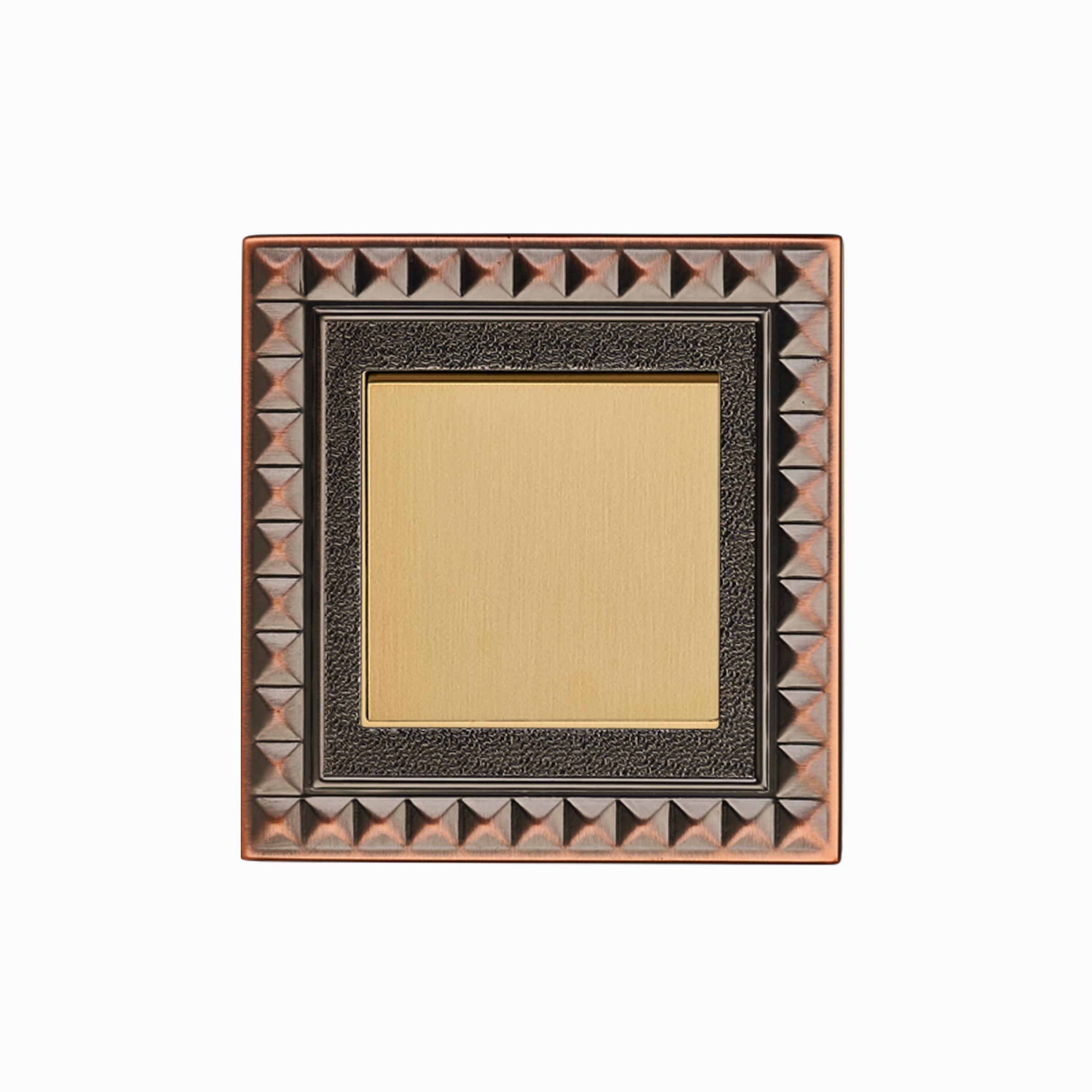 Bedroom Brass American Light Switch , Electrical Sockets And Switches
