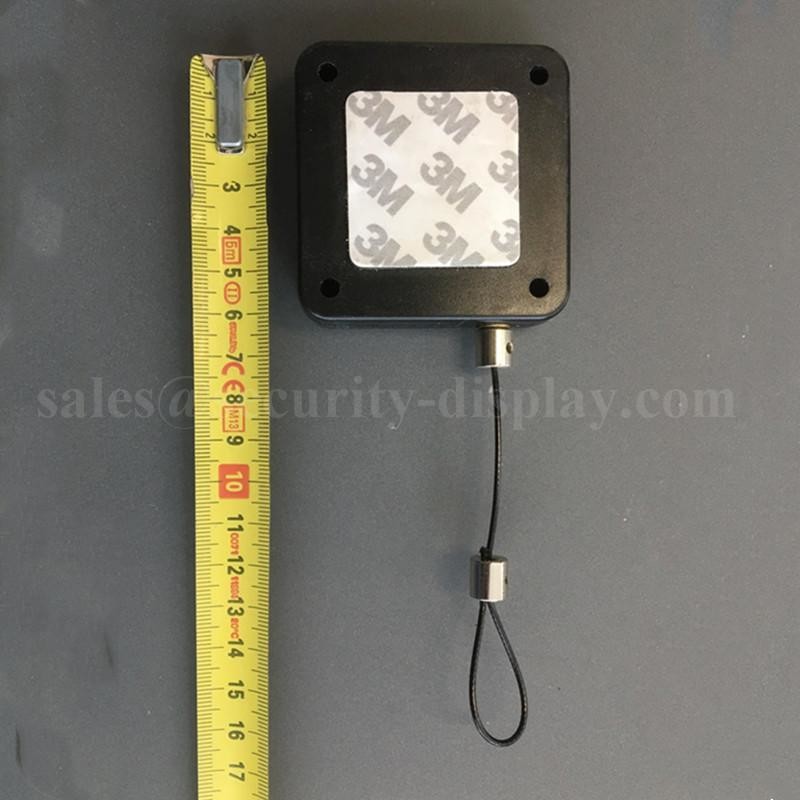Square Retracting Multi-Purpose Security Tether With Adjustable Lasso End
