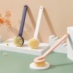 Kitchen Sink Stove Decontamination Dish Cleaning Brush Long Handle 11.3cm Length
