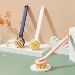 China Kitchen Sink Stove Decontamination Dish Cleaning Brush Long Handle 11.3cm Length wholesale