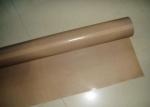 White PTFE Coated Fiberglass Fabric , PTFE Coated Fiberglass Cloth