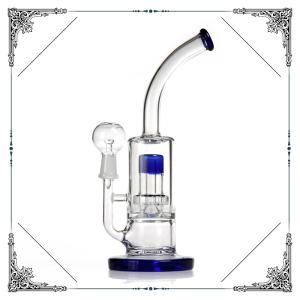 China Showerhead Perc Glass Bongs Hookah Smoking Pipes Thickness 5mm wholesale