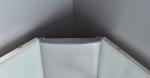 Aluminum Frame 2 Sided Glass Shower Enclosures 4mm 31''x31''x85''