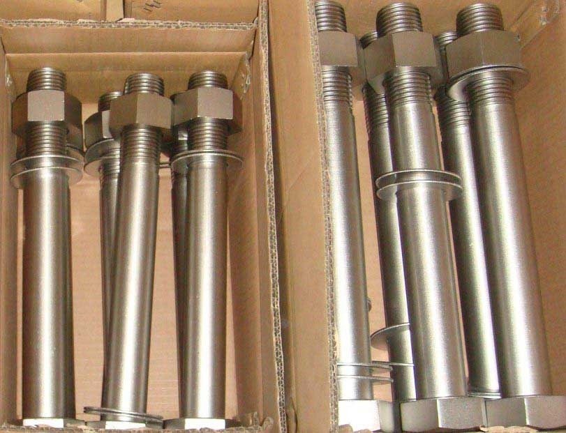 A2 NPT Stainless Steel Bolts for Various Industrial Applications DIN934 M10