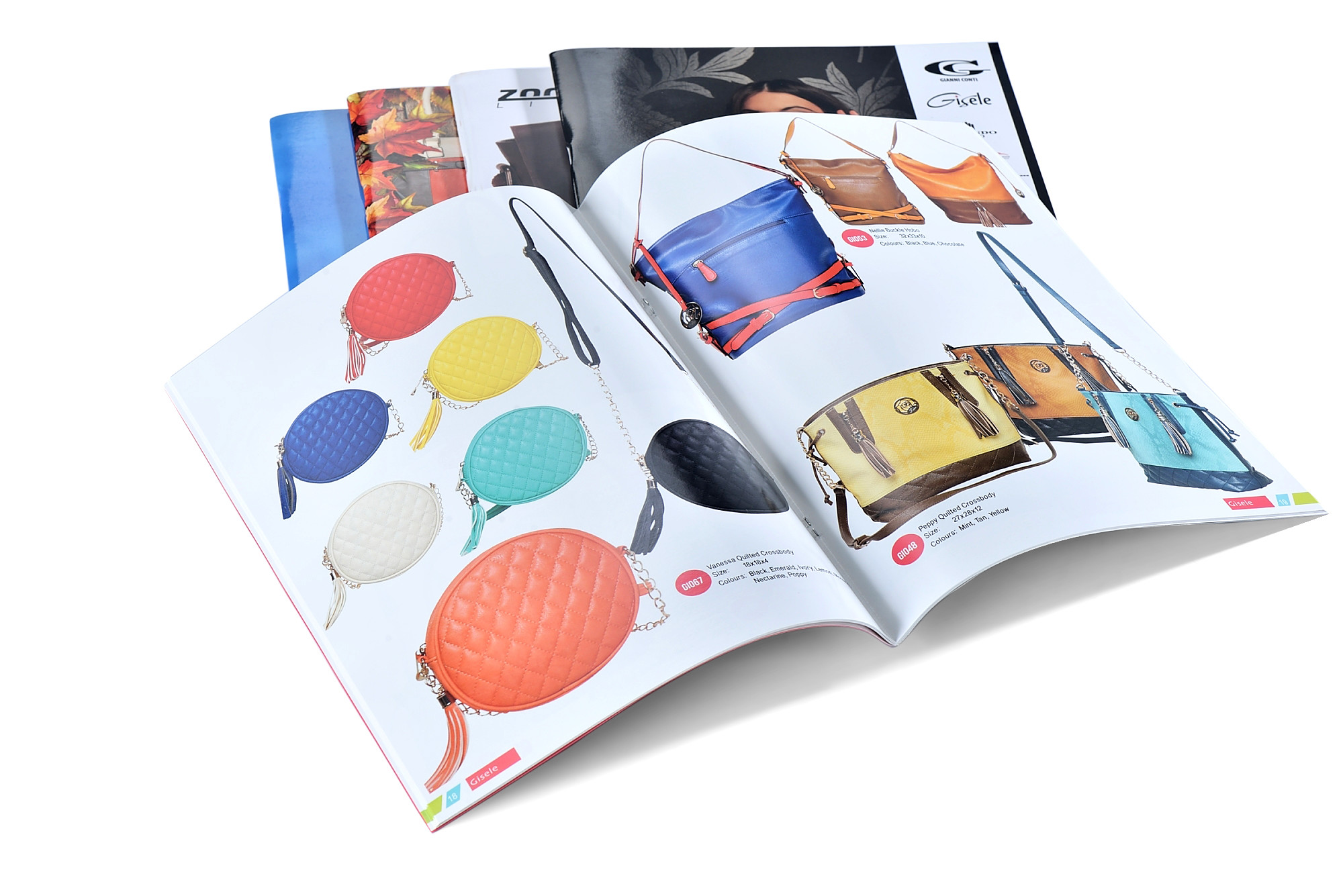Offset Custom Catalog Printing Saddle Stitch Binding Debossing