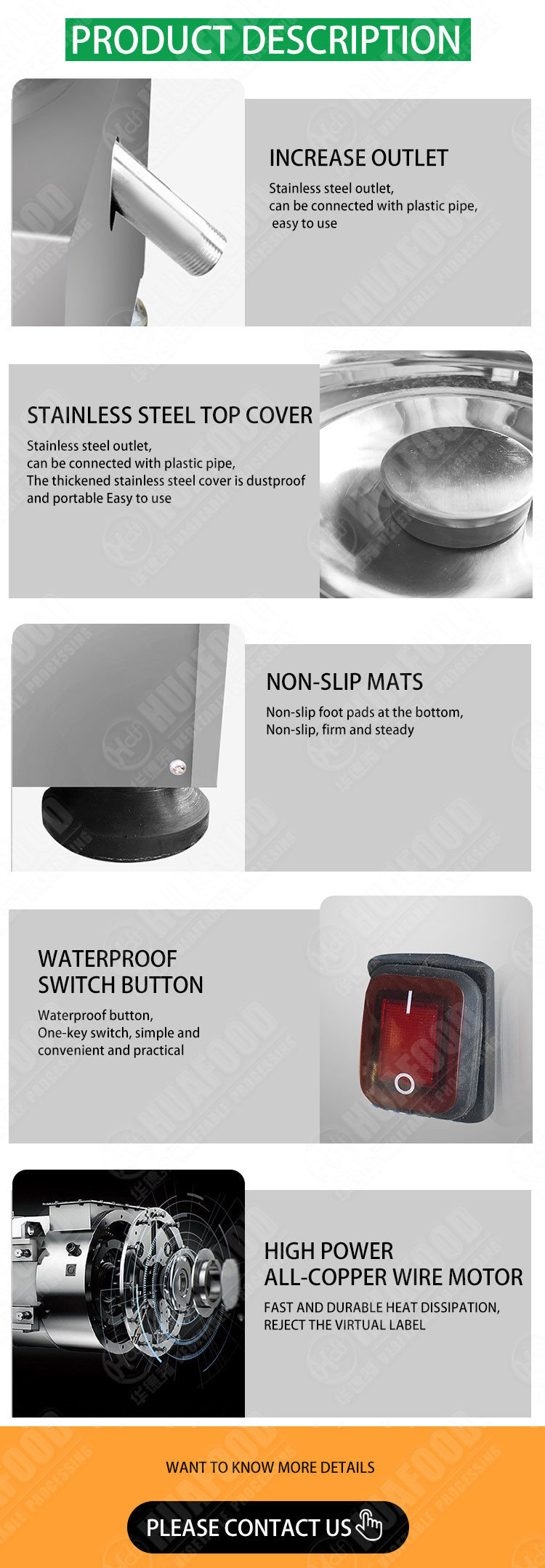 Multi - Function Food Dehydrator Machine For Fruit Centrifugal Dewatering