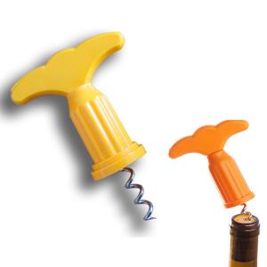China Colorful Plastic Red Wine Bottle Opener Wine Set Logo Customized wholesale