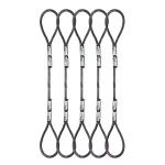 Galvanized Steel Wire Rope Sling with Thimble Ends