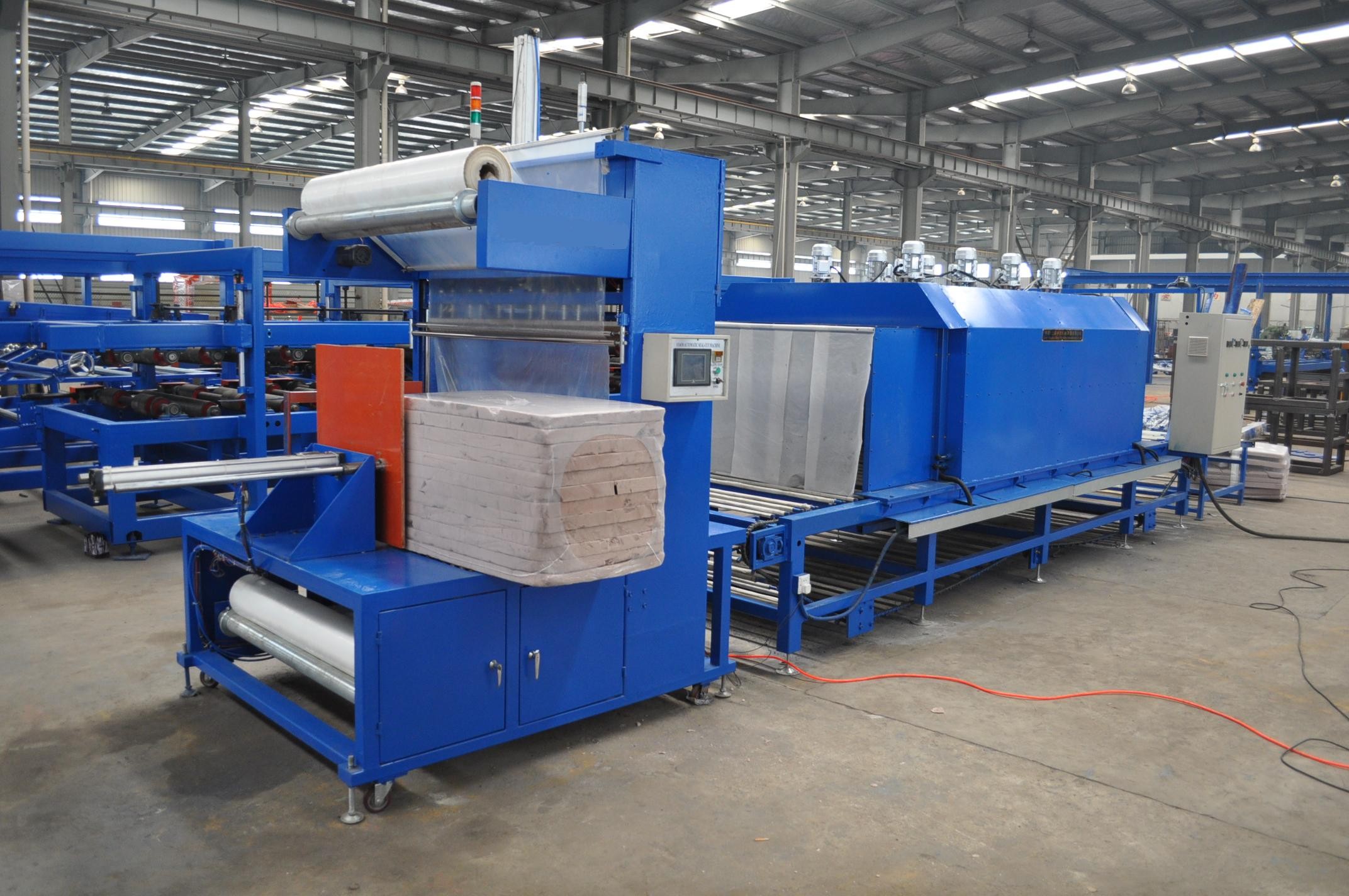 High Speed PU Sandwich Panel Production Line , Polyurethane Sandwich Panel Line