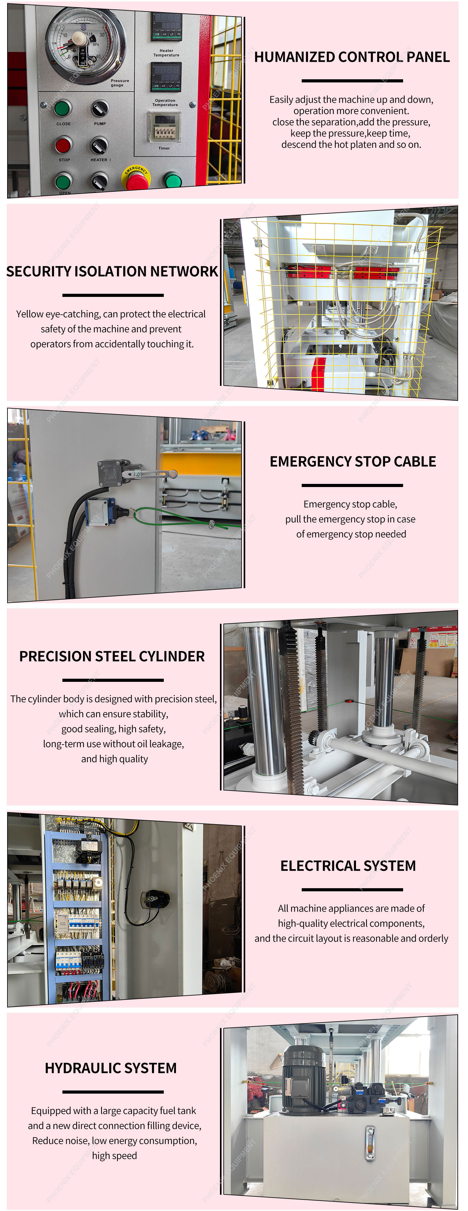 2-Layer 120 Ton Woodworking Hydraulic Hot Press with Electric Heating and Thermic Oil