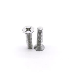 China Mild Steel Phillips Flat Head Stainless Steel Machine Screws Dacromet wholesale