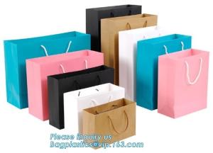 China Customized recycle printed wedding door gift paper carrier bag,Luxury design Shopping Small craft Paper Bag retail baker wholesale