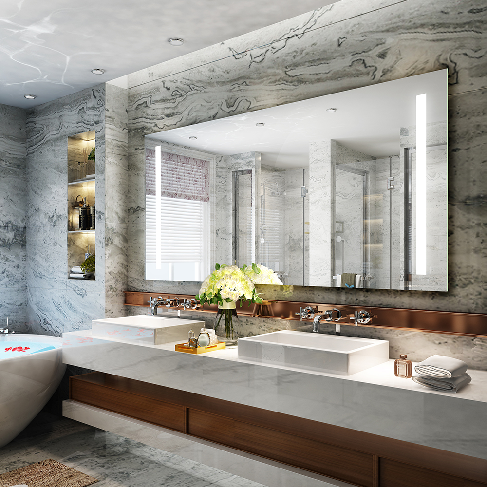 Customized Wooden Mirror with Luxury Framed Design and 5mm Copper Free Silver Mirror