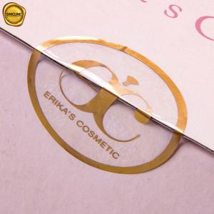 China Clear Vinyl Stickers Transparent Vinyl Printer Paper For Costmetic wholesale