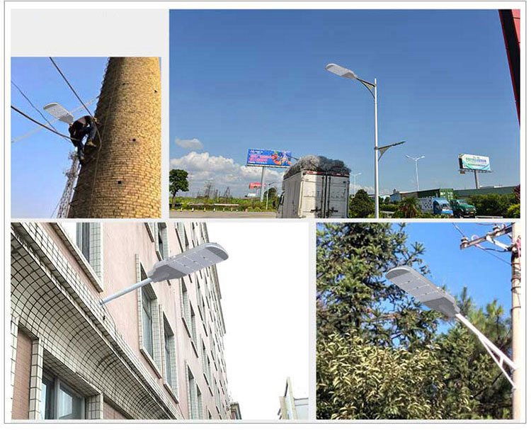 Grey Shell Outdoor LED Street Lights Die Casting Aluminum Material 115lm/w