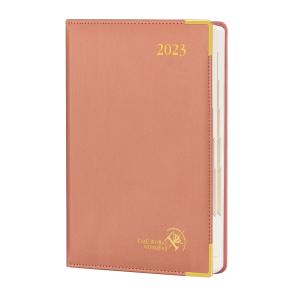 China 2023 Pink Daily Schedule Monthly Weekly Planner 80gsm Paper A5 Agenda wholesale
