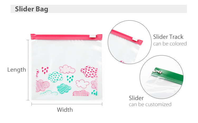 YTBagmart Durability Biodegradable Plastic k Bag LDPE Slider Zipper Bag