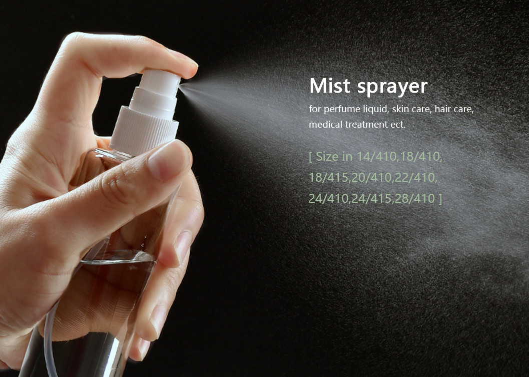 Plastic Screw Non Spill 18 20 24 410 Mist Spray Pump Smooth Ribbed