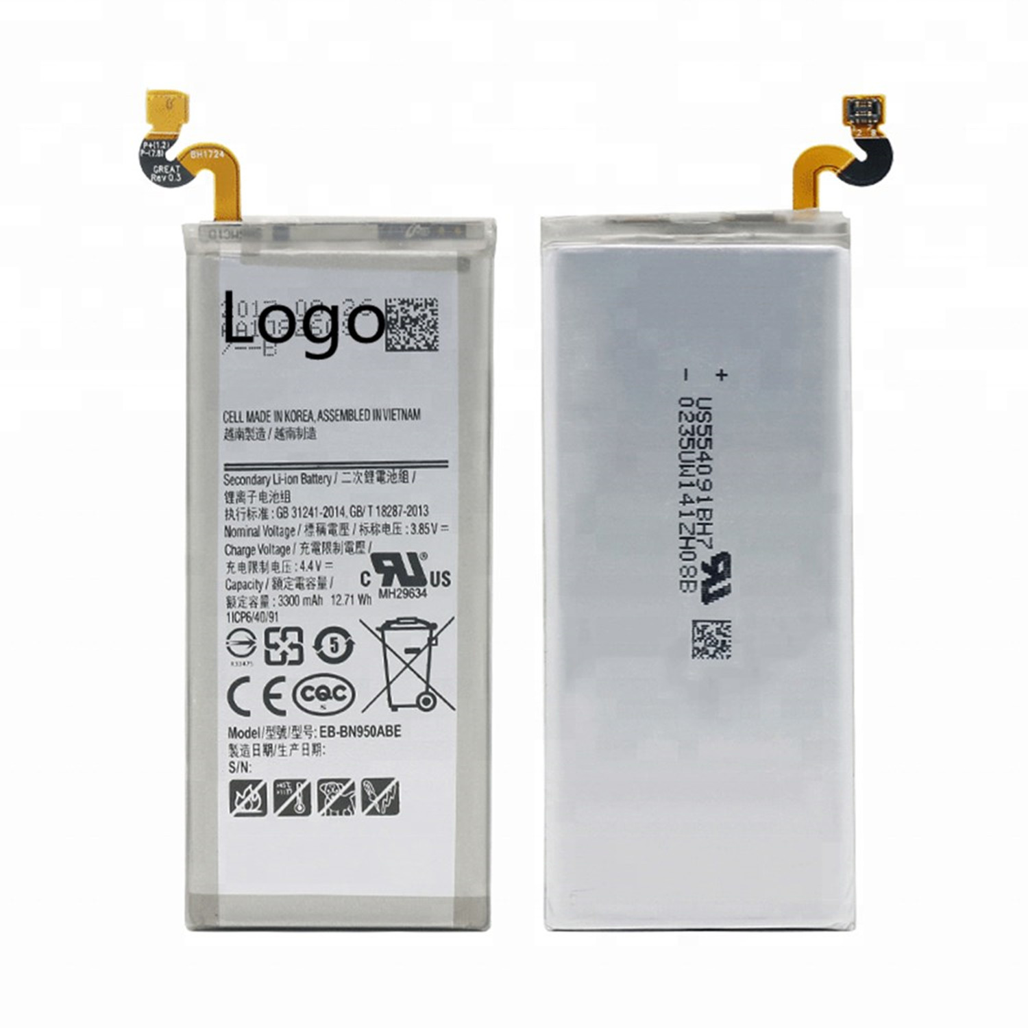 3300mAh Cell Phone Battery For Samsung SM N950