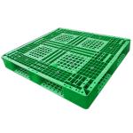 Double Face Green Plastic Pallet Heavy Duty Alkali Resistance