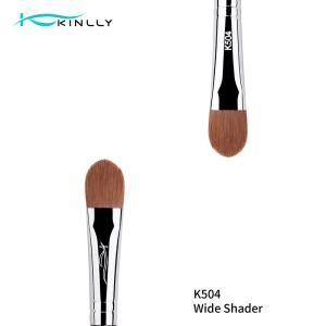 China Brown Hair Wooden Handle 1pcs Pencil Eyeshadow Brush wholesale