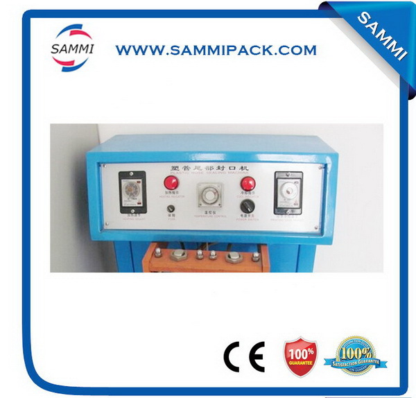 Semi Auto Tube Sealing Machine , Aluminum Tube Sealer For Daily Chemicals Foodstuff
