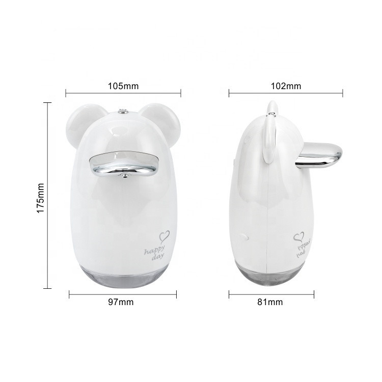 Pink Cute Automatic Soap Dispenser 2.6W PETG Kitchen Foaming