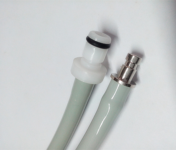 GE Ohmenda Datex Nibp Cuff Connectors 2 Grey Tube And Plastic Connectors